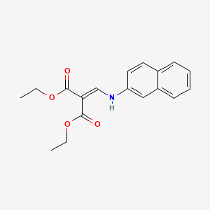 molecular formula C18H19NO4 B14371242 Diethyl 2-naphthylaminomethylenemalonate CAS No. 94165-39-6