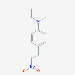 molecular formula C12H18N2O2 B1437125 (1-(4-Diethylamino)phenyl)-2-nitroethane CAS No. 1824264-08-5