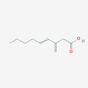 molecular formula C10H16O2 B14371250 3-Methylidenenon-4-enoic acid CAS No. 90252-86-1