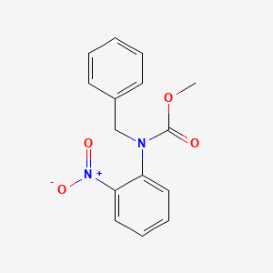 molecular formula C15H14N2O4 B14371259 Methyl benzyl(2-nitrophenyl)carbamate CAS No. 91044-39-2
