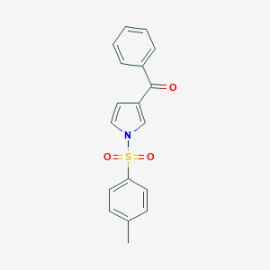 molecular formula C18H15NO3S B143713 3-Benzoyl-1-tosylpyrrole CAS No. 139261-90-8