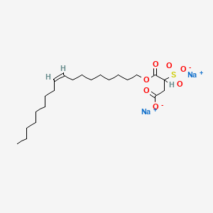 molecular formula C22H38Na2O7S B14371304 Disodium (Z)-1-(octadec-9-enyl) 2-sulphonatosuccinate CAS No. 94213-67-9