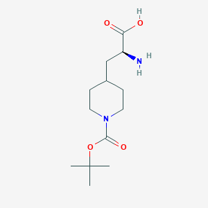 (S)-1-Boc-4-(2-Amino-2-carboxy-ethyl)piperidine