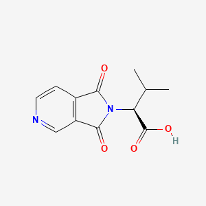 (2S)-2-(1,3-dioxo-1,3-dihydro-2H-pyrrolo[3,4-c]pyridin-2-yl)-3-methylbutanoic acid
