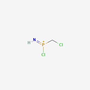 molecular formula CH3Cl2NP+ B14371368 Chloro(chloromethyl)iminophosphanium CAS No. 89945-75-5