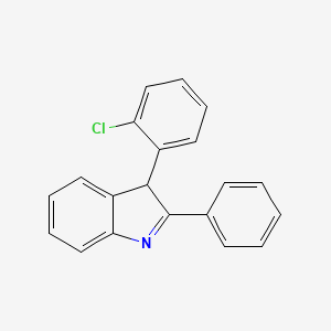 molecular formula C20H14ClN B1437137 3-(2-Chlorophenyl)-2-phenyl-3H-indole CAS No. 81568-76-5