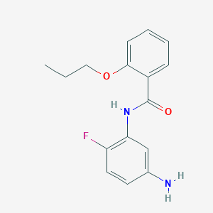N-(5-Amino-2-fluorophenyl)-2-propoxybenzamide