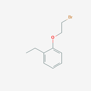 molecular formula C10H13BrO B1437142 1-(2-Bromoethoxy)-2-ethylbenzene CAS No. 915922-20-2