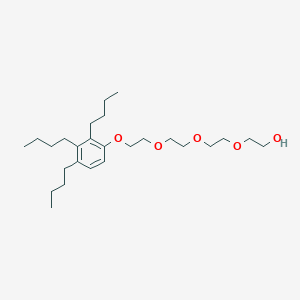 molecular formula C26H46O5 B14371425 2-(2-{2-[2-(2,3,4-Tributylphenoxy)ethoxy]ethoxy}ethoxy)ethan-1-ol CAS No. 93838-70-1