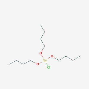 molecular formula C12H27ClGeO3 B14371442 Tributoxy(chloro)germane CAS No. 91636-14-5
