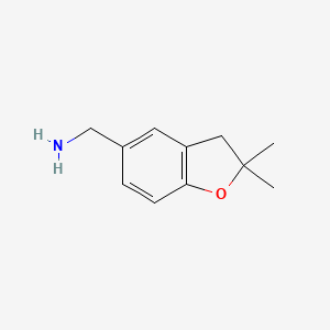 (2,2-Dimethyl-2,3-dihydro-1-benzofuran-5-yl)methanamine