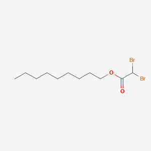 molecular formula C11H20Br2O2 B14371480 Nonyl dibromoacetate CAS No. 90146-90-0