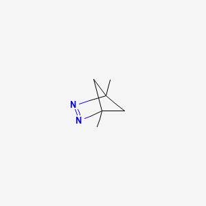 molecular formula C6H10N2 B14371526 1,4-Dimethyl-2,3-diazabicyclo[2.1.1]hex-2-ene CAS No. 90742-83-9