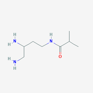 molecular formula C8H19N3O B143716 N-(3,4-diaminobutyl)-2-methylpropanamide CAS No. 126441-13-2
