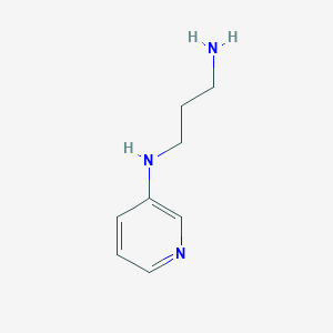 molecular formula C8H13N3 B1437161 N-Pyridin-3-ylpropane-1,3-diamine CAS No. 938459-11-1