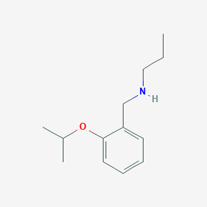 molecular formula C13H21NO B1437168 N-(2-Isopropoxybenzyl)-1-propanamine CAS No. 1040685-17-3