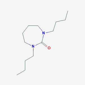 molecular formula C13H26N2O B14371680 1,3-Dibutyl-1,3-diazepan-2-one CAS No. 89913-92-8