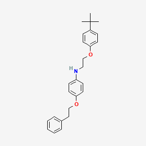 N-{2-[4-(Tert-butyl)phenoxy]ethyl}-4-(phenethyloxy)aniline