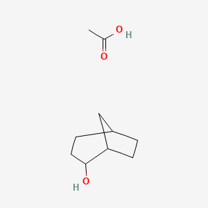 molecular formula C10H18O3 B14371738 Acetic acid;bicyclo[3.2.1]octan-2-ol CAS No. 92015-56-0