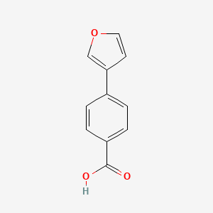 molecular formula C11H8O3 B1437177 4-(Furan-3-yl)benzoic acid CAS No. 890715-18-1