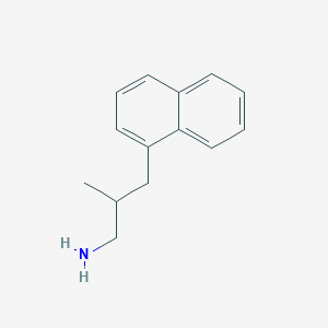 2-Methyl-3-(naphthalen-1-yl)propan-1-amine