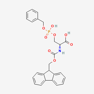 molecular formula C25H24NO8P B1437190 Fmoc-D-Ser(Po(Obzl)Oh)-OH CAS No. 1212481-01-0