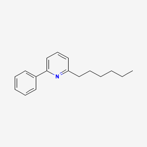 molecular formula C17H21N B1437193 2-Hexyl-6-phenylpyridine CAS No. 499158-97-3