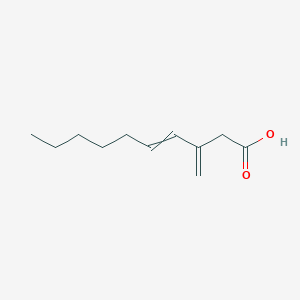 molecular formula C11H18O2 B14371946 3-Methylidenedec-4-enoic acid CAS No. 90252-85-0