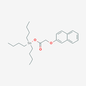 molecular formula C24H36O3Sn B14371964 Tributyl({[(naphthalen-2-yl)oxy]acetyl}oxy)stannane CAS No. 93674-03-4