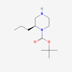molecular formula C12H24N2O2 B1437199 (S)-1-Boc-2-propyl-piperazine CAS No. 888972-67-6