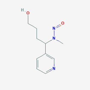 molecular formula C10H15N3O2 B014372 4-(N-Methyl-N-nitrosamino)-4-(3-pyridyl)butane-1-ol CAS No. 59578-66-4