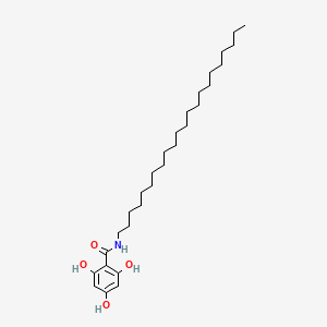 molecular formula C29H51NO4 B14372009 N-Docosyl-2,4,6-trihydroxybenzamide CAS No. 93491-83-9