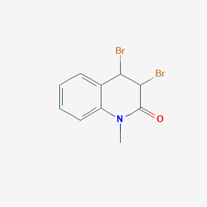 molecular formula C10H9Br2NO B14372044 3,4-Dibromo-1-methyl-3,4-dihydroquinolin-2(1h)-one CAS No. 90772-76-2