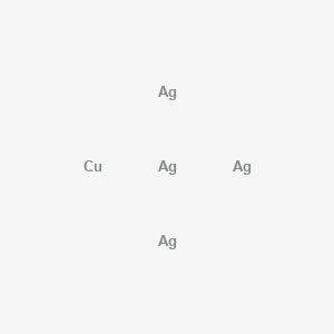 molecular formula Ag4Cu B14372082 copper;silver CAS No. 90065-82-0