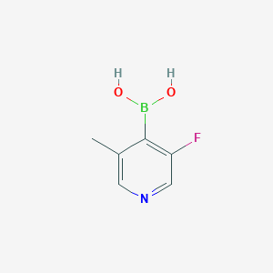 molecular formula C6H7BFNO2 B1437211 3-Fluoro-5-methylpyridine-4-boronic acid CAS No. 1072952-44-3