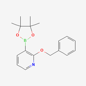 2-(Benzyloxy)-3-(4,4,5,5-tetramethyl-1,3,2-dioxaborolan-2-yl)pyridine