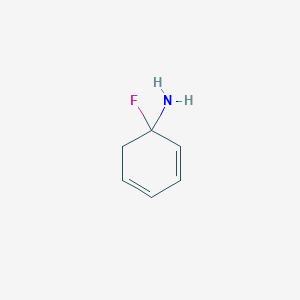 molecular formula C6H8FN B14372137 1-Fluorocyclohexa-2,4-dien-1-amine CAS No. 94558-86-8