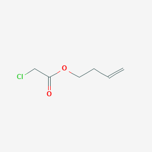 molecular formula C6H9ClO2 B14372173 3-Buten-1-ol, chloroacetate CAS No. 90779-39-8