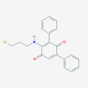 molecular formula C21H18NO2Si B14372260 CID 78060596 