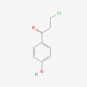 molecular formula C9H9ClO2 B143723 3-Chloro-1-(4-hydroxyphenyl)propan-1-one CAS No. 7182-38-9
