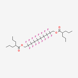 molecular formula C26H34F16O4 B1437237 1H,1H,10H,10H-Perfluorodecan-1,10-diyl bis (2-propylpentanoate) CAS No. 544446-07-3