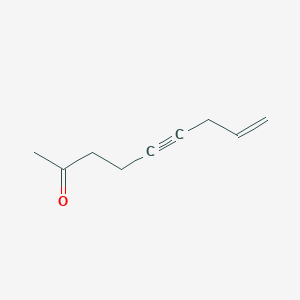 molecular formula C9H12O B14372372 Non-8-EN-5-YN-2-one CAS No. 90534-06-8