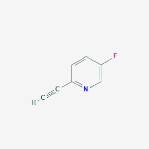 molecular formula C7H4FN B1437238 2-Ethynyl-5-fluoropyridine CAS No. 884494-34-2