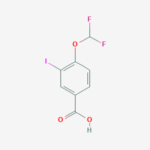 4-(Difluoromethoxy)-3-iodobenzoic acid