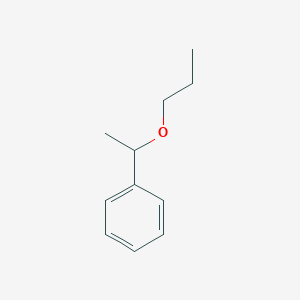 molecular formula C11H16O B14372526 (1-Propoxyethyl)benzene 