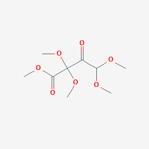 molecular formula C9H16O7 B14372625 Methyl 2,2,4,4-tetramethoxy-3-oxobutanoate CAS No. 90690-66-7