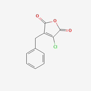 molecular formula C11H7ClO3 B1437272 3-Benzyl-4-chloro-2,5-dihydrofuran-2,5-dione CAS No. 51627-58-8