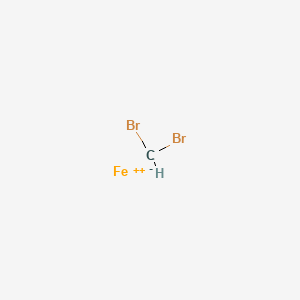 molecular formula CHBr2Fe+ B14372756 Dibromomethane;iron(2+) CAS No. 90160-74-0
