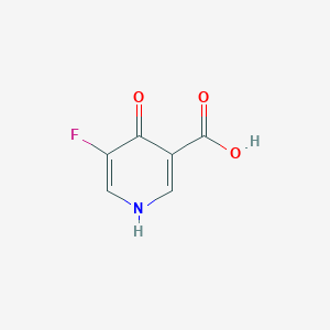 molecular formula C6H4FNO3 B1437277 5-Fluoro-4-hydroxypyridine-3-carboxylic acid CAS No. 884495-08-3