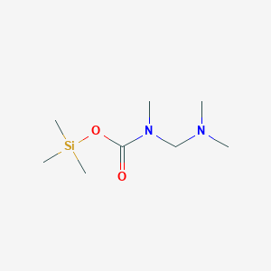 molecular formula C8H20N2O2Si B14372920 Trimethylsilyl [(dimethylamino)methyl]methylcarbamate CAS No. 91749-17-6